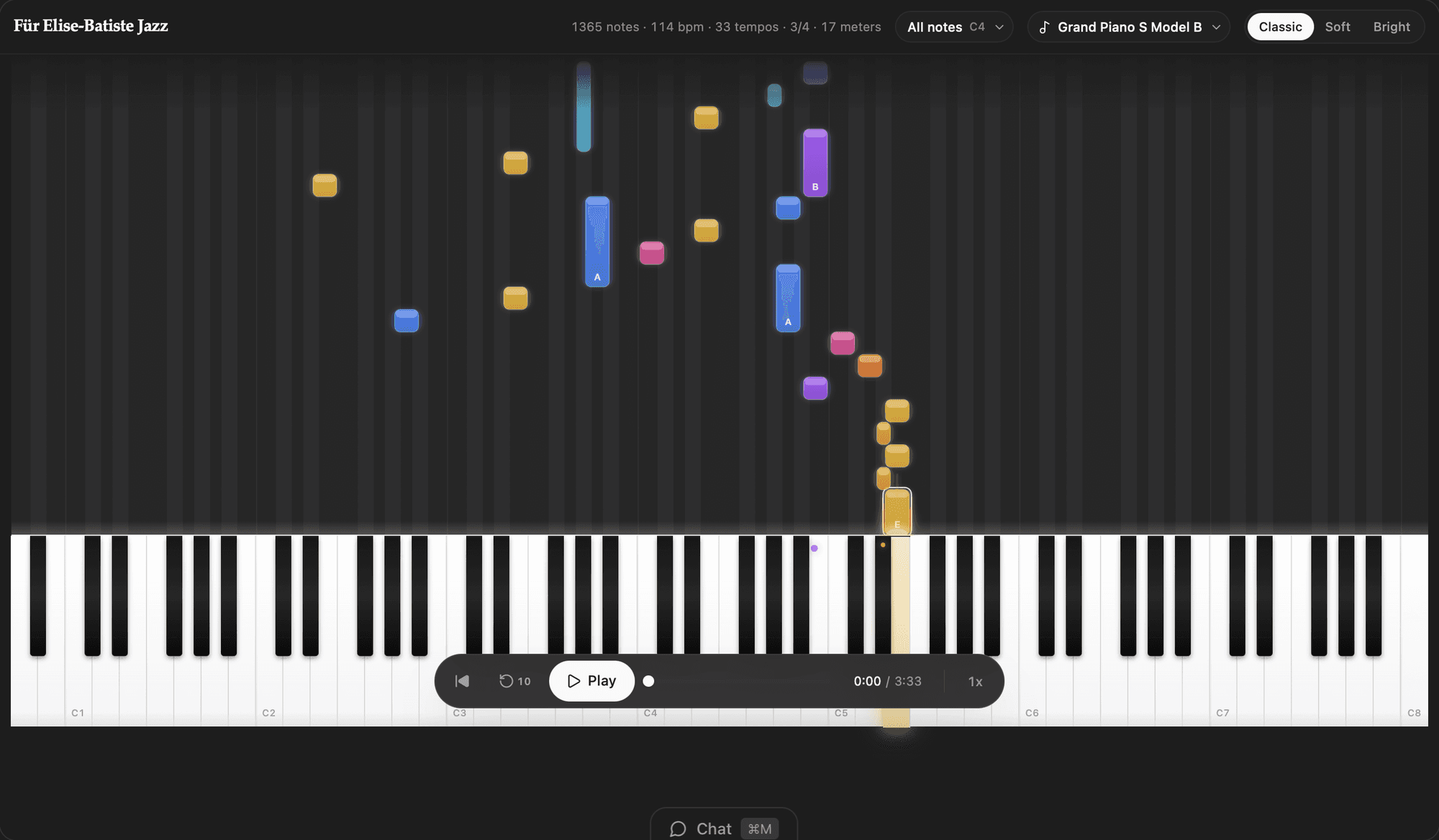 Piano screenshot