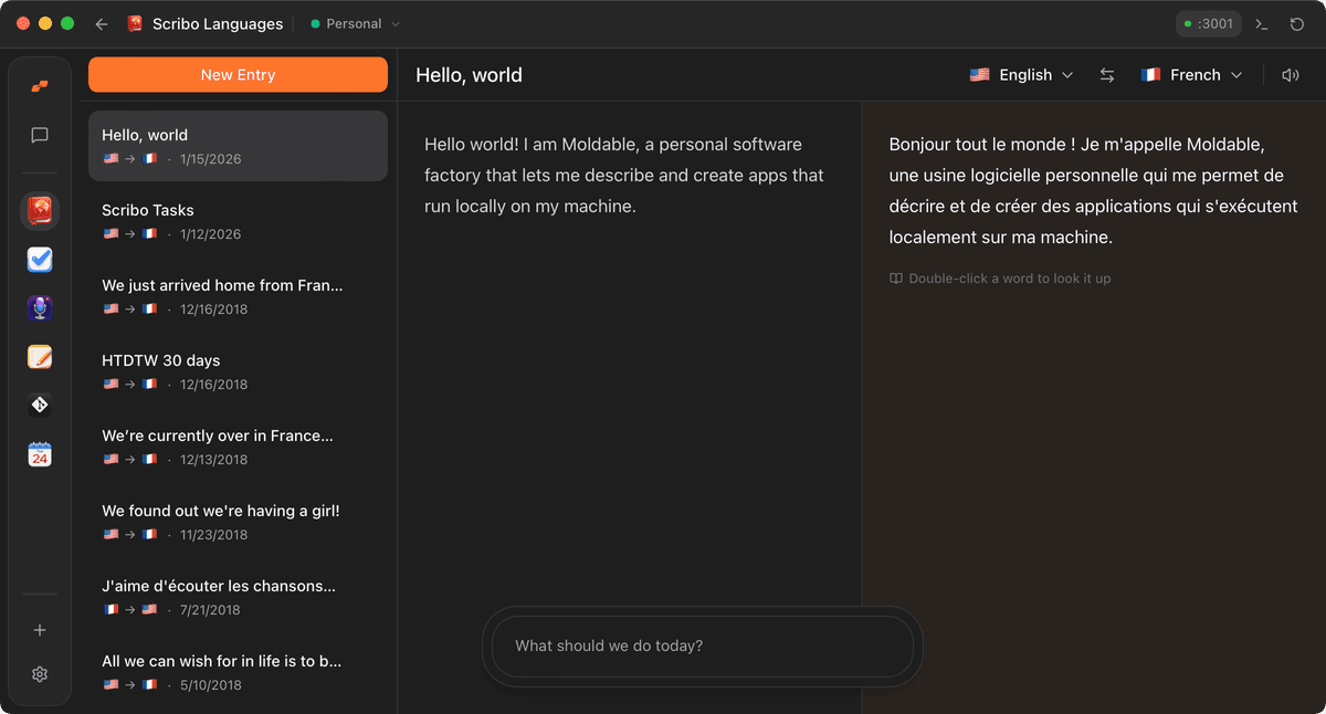 Build a Language Learning Journal
