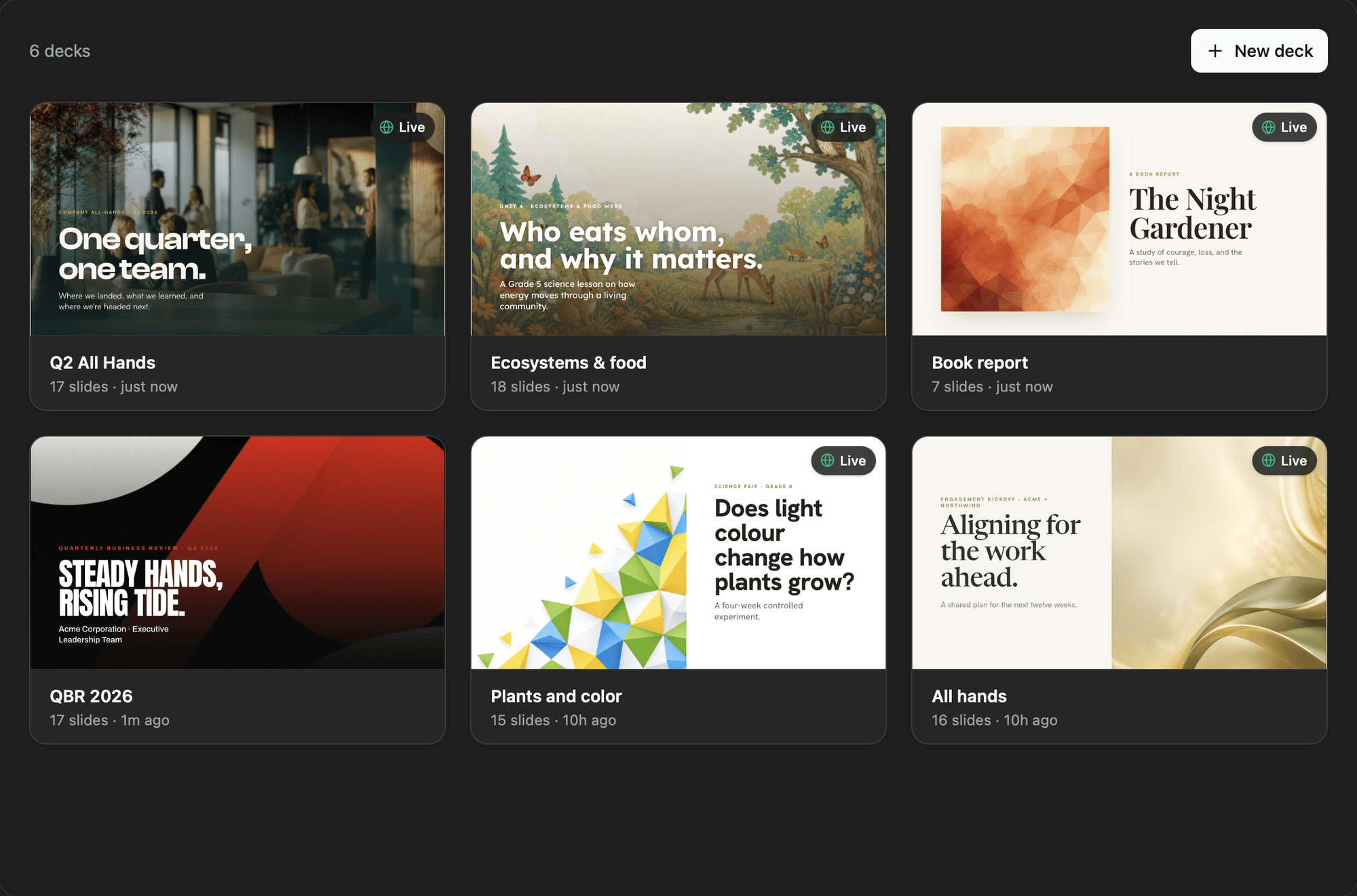 Slides screenshot