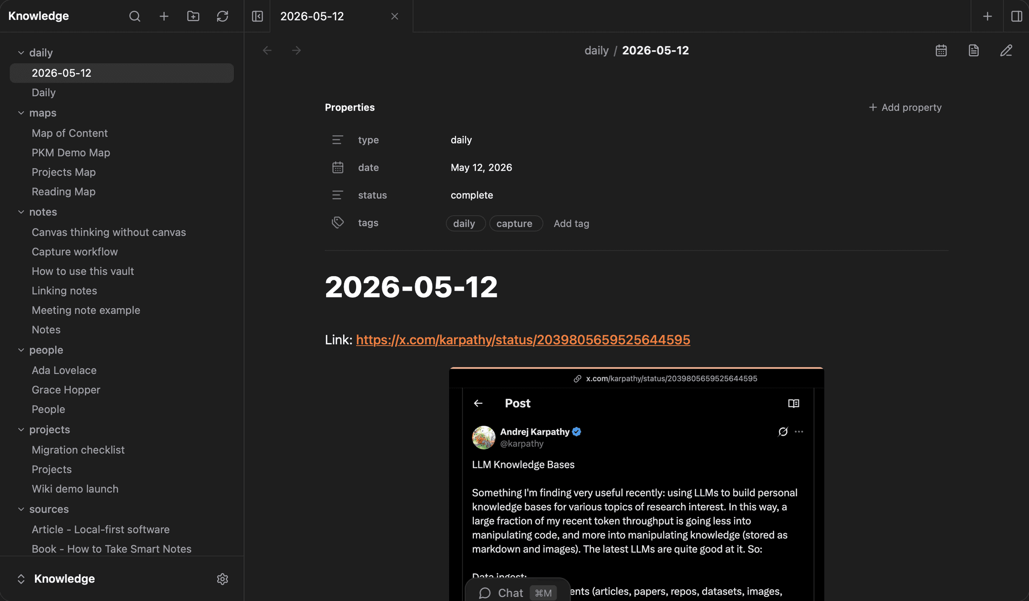 Wiki screenshot