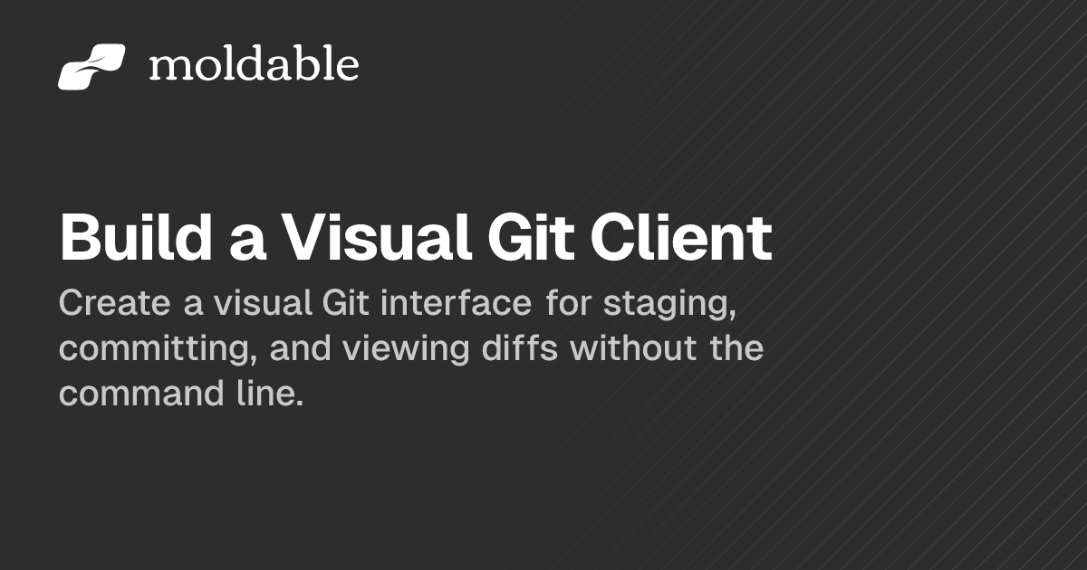 Build a Git Client - Use Cases | Moldable